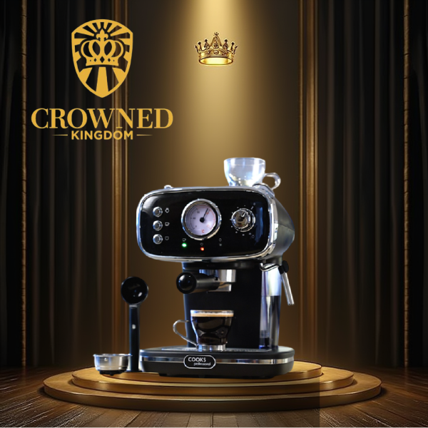 15 Bar Retro Coffee Machine just £1