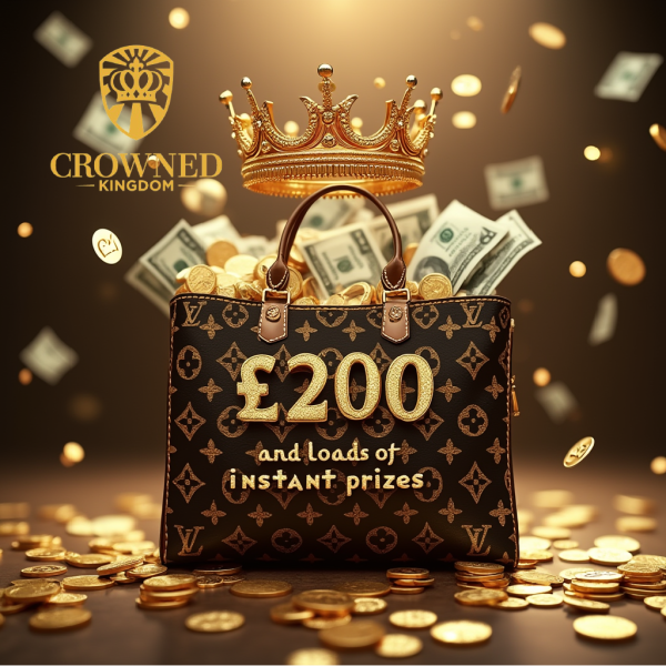 Over 1000 INSTANT prizes 1:3 and £200 CASH Final prize